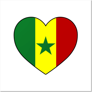 Heart - Senegal Posters and Art